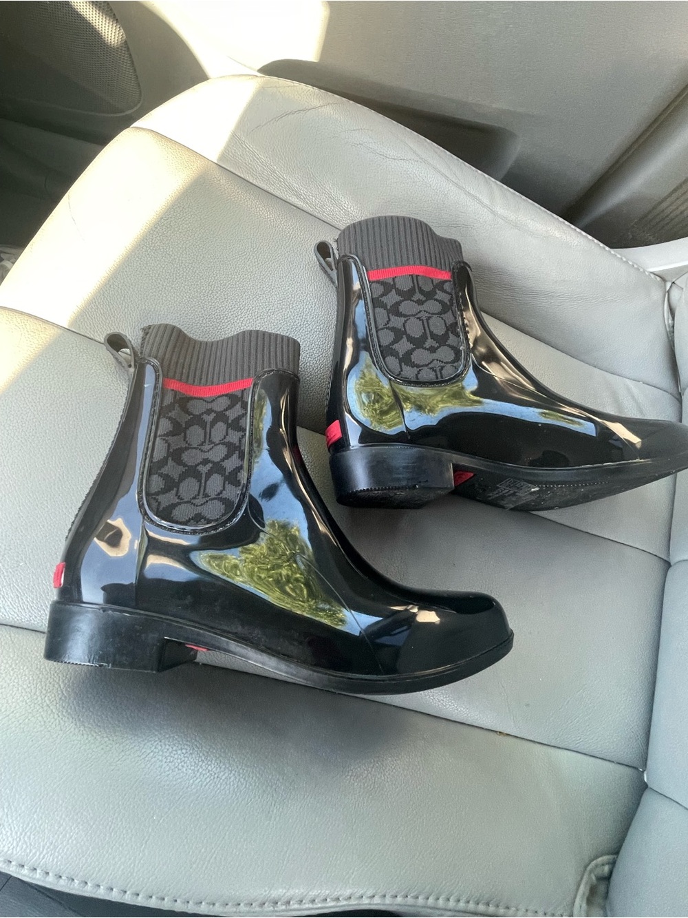 Coach Rivington Rain Boots Women Size 5B